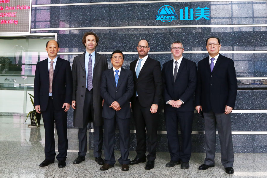 信心滿滿|德國SK集團(tuán)新任董事長蒞臨山美股份參加合資公司年度董事會