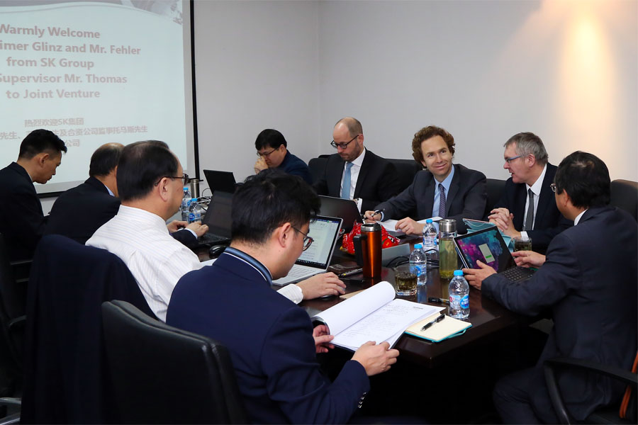 信心滿滿|德國SK集團(tuán)新任董事長蒞臨山美股份參加合資公司年度董事會