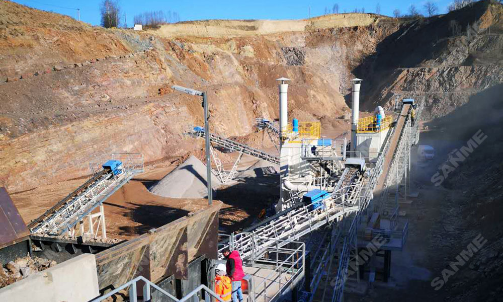 疫情擋不住中國產(chǎn)品走向歐洲 山美股份提供成套設(shè)備的骨料生產(chǎn)線調(diào)試投產(chǎn)，產(chǎn)量超預(yù)期！