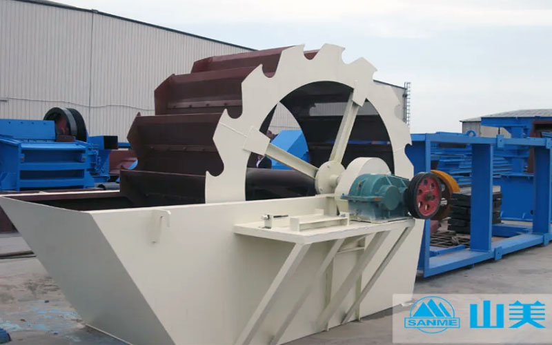 高效輪式洗砂機(jī)，洗凈度高，產(chǎn)量大！