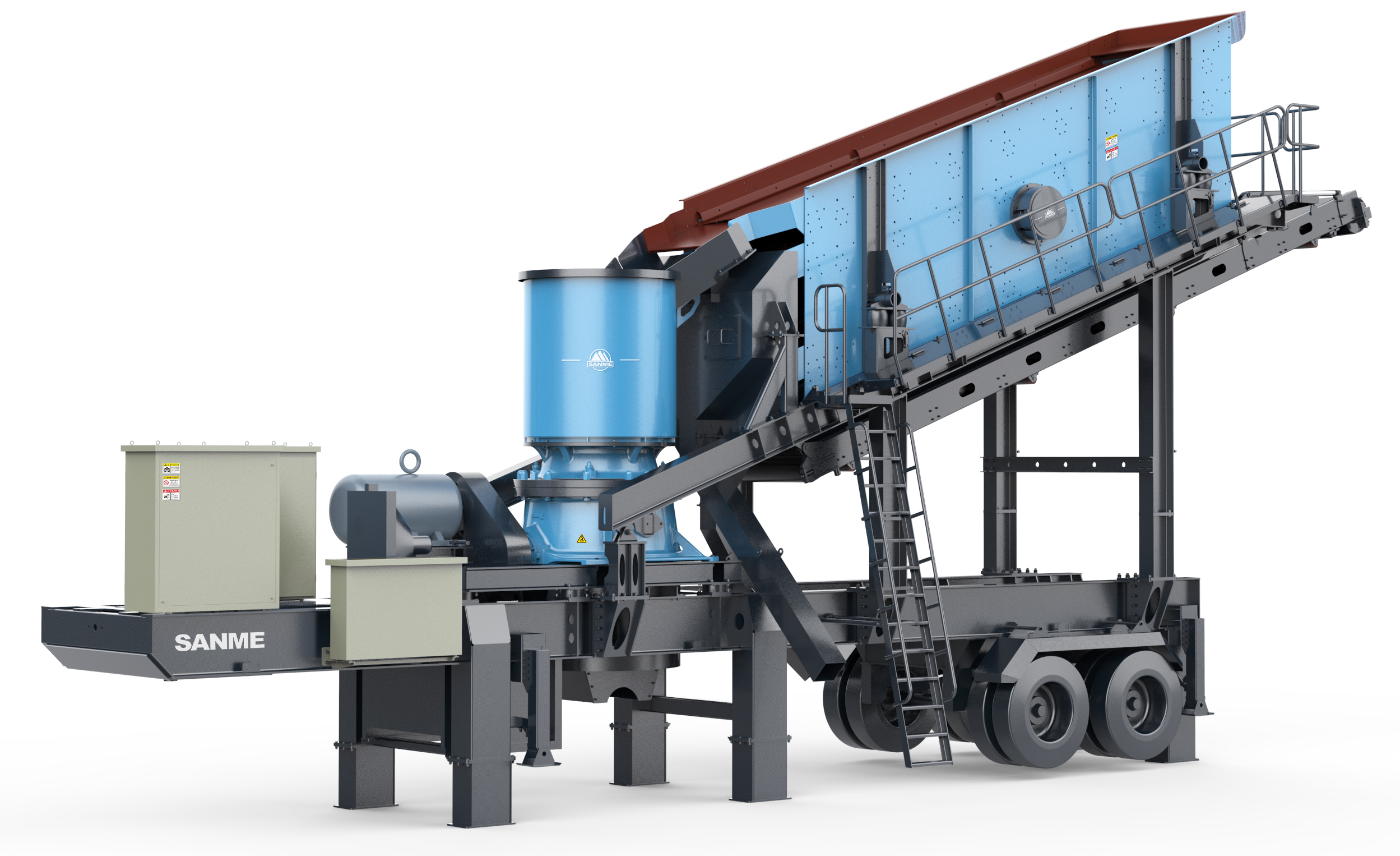 兩大移動破碎站：輪胎式vs履帶式，5方面對比讓你看清差別！