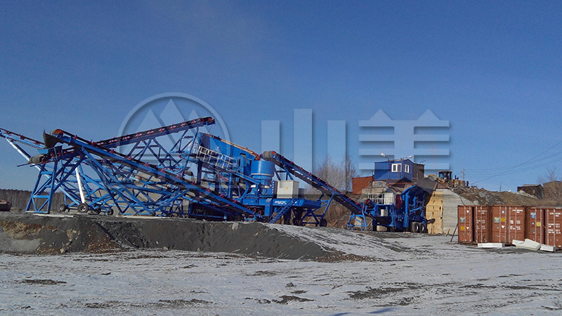 破碎鵝卵石為什么選擇用移動破碎機？