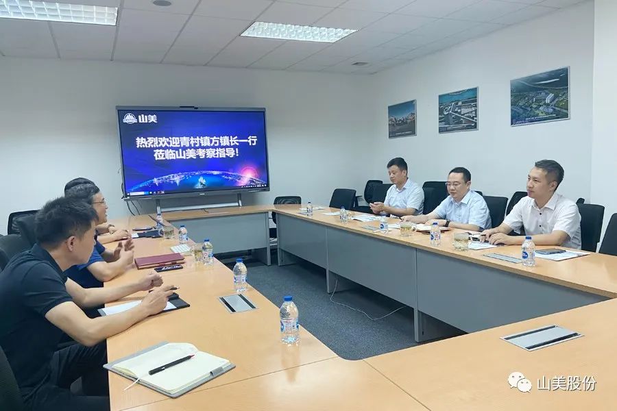 上海市奉賢區(qū)青村鎮(zhèn)黨委副書記、鎮(zhèn)長方偉一行蒞臨上海山美股份考察調(diào)研