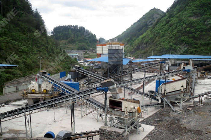 石灰石的機制砂生產(chǎn)線是怎樣的？