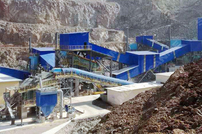 石灰石的機制砂生產(chǎn)線是怎樣的？