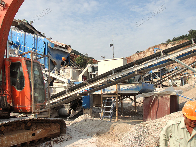 碎石生產(chǎn)線應該選擇固定式還是移動式？