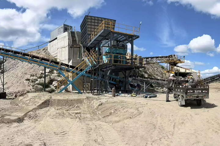 沙特250TPH玄武巖破碎線